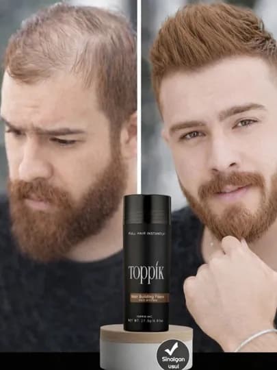 Пудра-загуститель для волос Toppik, 27.5 г, для мужчин и женшин — XV-TOPPIK-СВЕТКОР