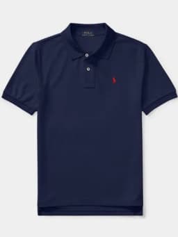 Классическая мужская футболка-поло Polo Ralph Lauren (100% премиум хлопок) — WEARLY-RLPOLO-ТЕМНСИН-XL