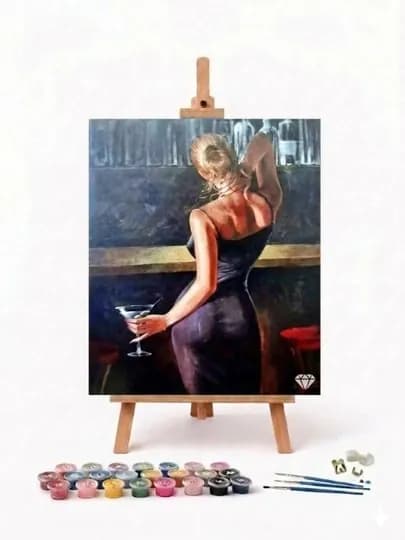 Картина по номерам на холсте, 30x40см, набор для рисования и творчества, живопись акрилом — 261087-PRN001F-ЛЕДЯН