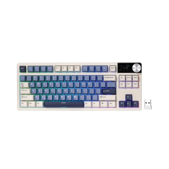 ROYAL KLUDGE S85 TKL Horizon Blue, Cloud Switch, RGB LED, Hot-Swap, RU Layout