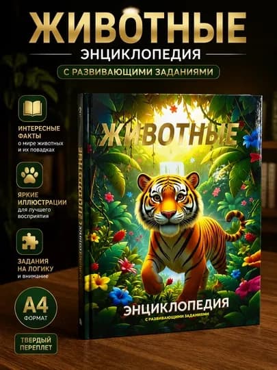 Животные. Энциклопедия с развивающими заданиями — ZNALICH-ЖИВОТНЫЕ3
