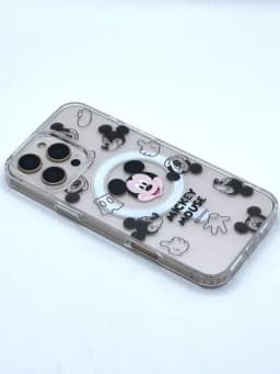 Чехол для iPhone XR, X, XS, XS Max, 11, 12, 13, 14, 15, 16, Pro, Pro Max / Чехол, Чехол, Айфон, Cyxo — BUSINEE-MIKKI-ЧЕРН-12 MAX