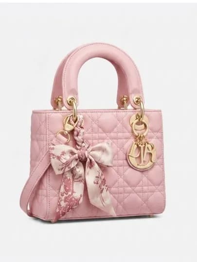 Женская мини-сумочка в стиле Dior — BRENDP-SUMKA7-РОЗОВ