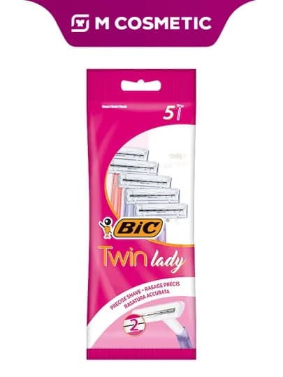 BIC Twin Lady Станок однораз жен 2-х лезв пак/5шт(БИК):5/20 — MCA-1006090005