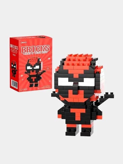 Игрушка-конструктор из мини блоков 3D, 42 вида — 4HOME-967404-ЧЕРНСТЕ