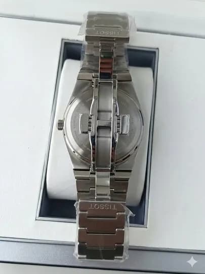 Мужские наручные часы TISSOT в классическом стиле, кварцевый механизм, коробка и документы — WATCH11-85W0228-ИНДИГО-ODDIY
