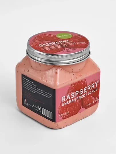 Скраб для лица и тела Wokal Sherbet Body Scrub с экстрактом малины и клубники, 500/350 гр — KLIKSHO-СКРАБ-БАГРОВ