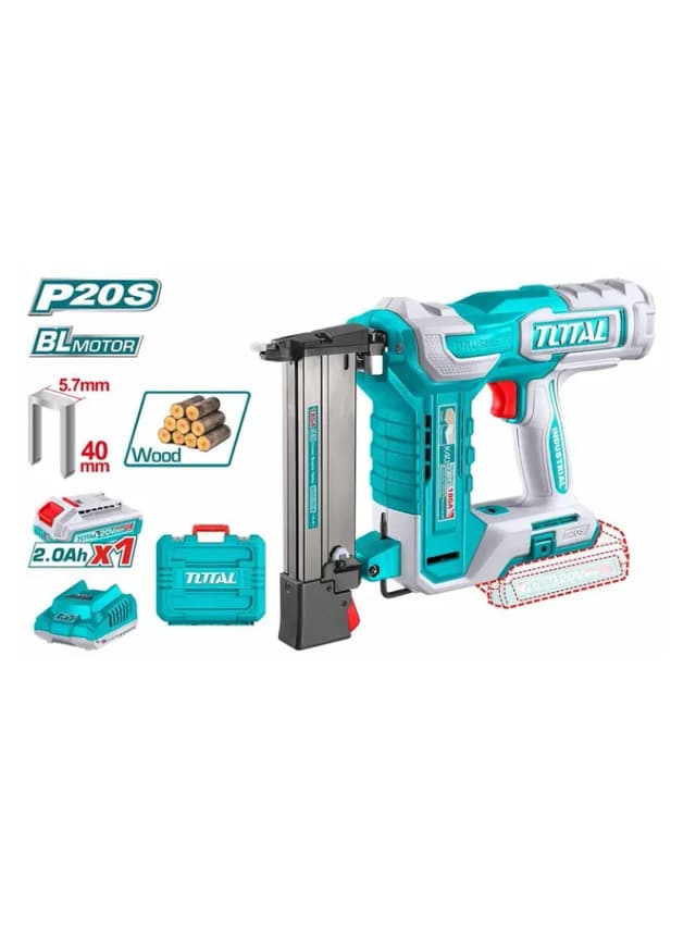 Степлер-гвоздезабиватель Total TCSNLI6008 Li-ion P20S