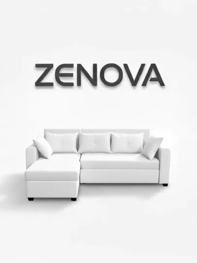 "ZENOVA" ,мягкая мебель, мебель, угловая мебель, кухонная мебель, мебель для гостиной — LOFTFUR-ZENOVA230X150-БЕЛЫЙ-ZNOung-ZNOdeky-ZNOkoja