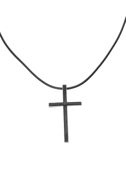 Ожерелье в виде креста в современном стиле — JEWEL16-JEWEL151-ИНДИГО
