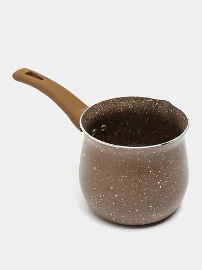 Кофеварка из нержавеющей стали, для всех типов плит — PASUSHO-TURKA-БЕЖЕВ-600ml