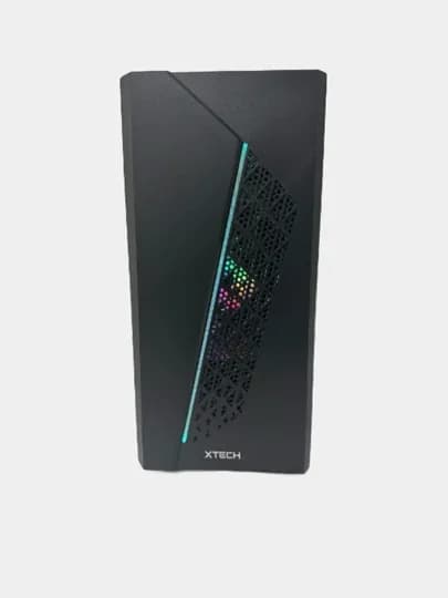 Корпус для компьютера, игровой кейс, с RGB 7 вентиляторами, боковая панель, ATX корпус — BAZUZ-KORPUSKOMP-ТЕМНСЕР