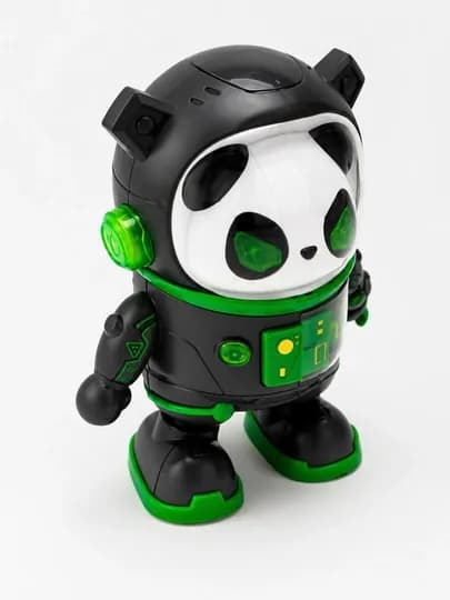 Робот игрушка GEAR Mecha Dancing Panda TA-3 с музыкой, светом и движением — AMITOYS-ROBOT1-ЗЕЛЕН