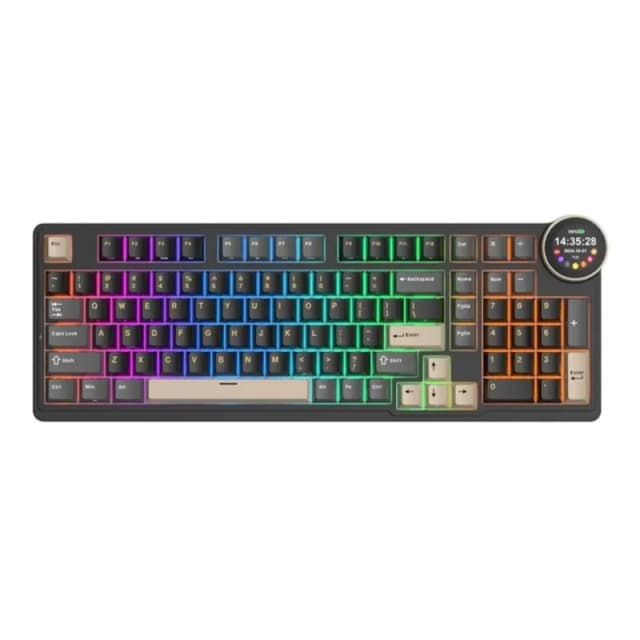 ROYAL KLUDGE N99, Phantom, Cream Switch, RGB LED, Hot-Swap, EN Layout