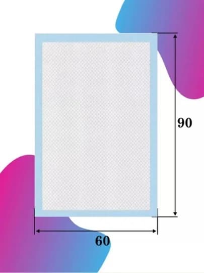 Пелёнки одноразовые для собак и кошек 60x45, 60x60, 60x90, гигиенические, впитывающие — MAVPETS-MPPLYONCARBON-БЕЛЫЙ