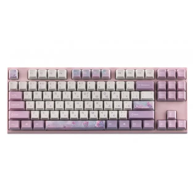 Механическая клавиатура Varmilo VEM87 Dreams On Board 87Key, EC V2 Rose, USB-A, EN/UKR A33A030B0A3A17A028