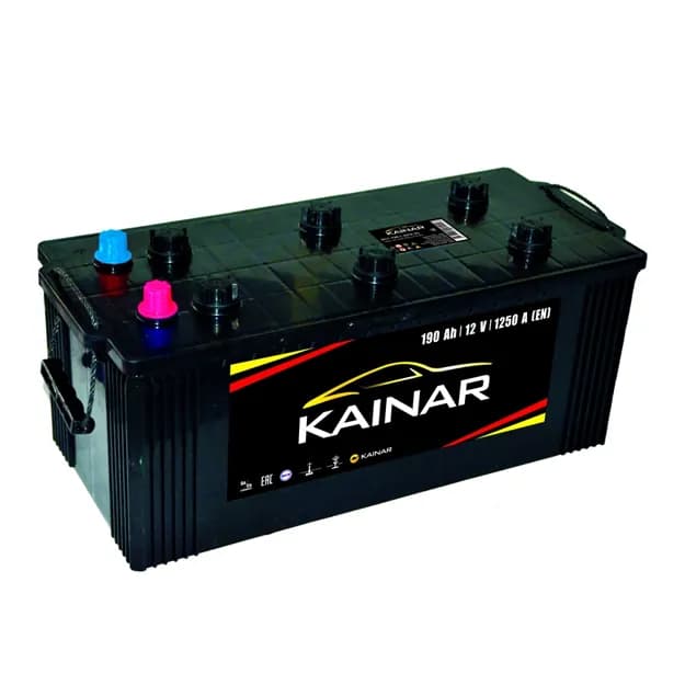 Аккумулятор Kainar 6CT-190 АПЗ EURO П.П. L(4) (УЗКИЙ) (клемма конус) (крышка плоская)