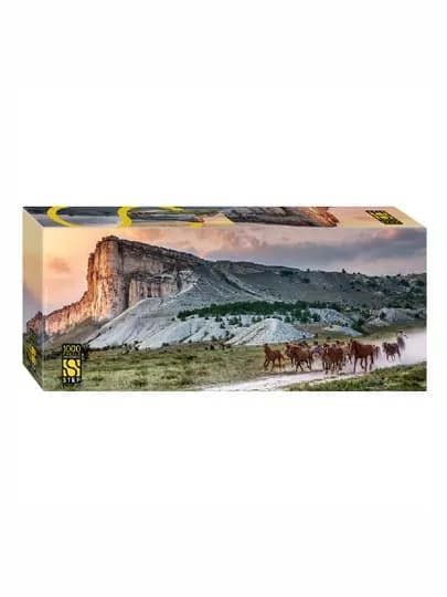 Мозаика "Puzzle" 1000 "Крым. Белая скала", панорама, 79408 q0000051067 — MAPEDST-79408