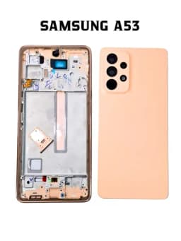 Samsung A53 корпус рамка и задняя крышка полный комплект оригинальное качество цвета — SMTKOPS-SAMSUNGA53KORPUS-МАНГО
