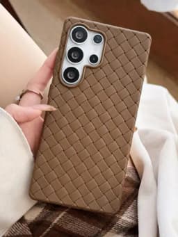 Чехол для Samsung Galaxy S21, S22, S23 Ultra, S24 Ultra, S25 Ultra, S26 Ultra силикон — TEXVIBE-SAM3-КОРИЧН-Sams22u