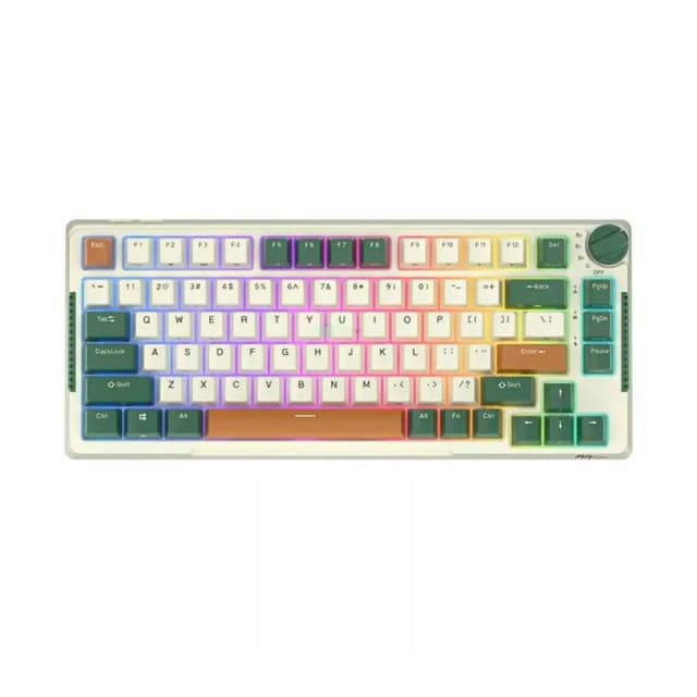 ROYAL KLUDGE H81 Timing Machine, Sky Cyan Switch, RGB LED, Hot-Swap, RU Layout