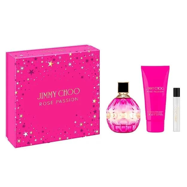 Jimmy Choo Rose Passion (W) Set EDP 100ml + EDP 7.5Ml + Bl 100ml