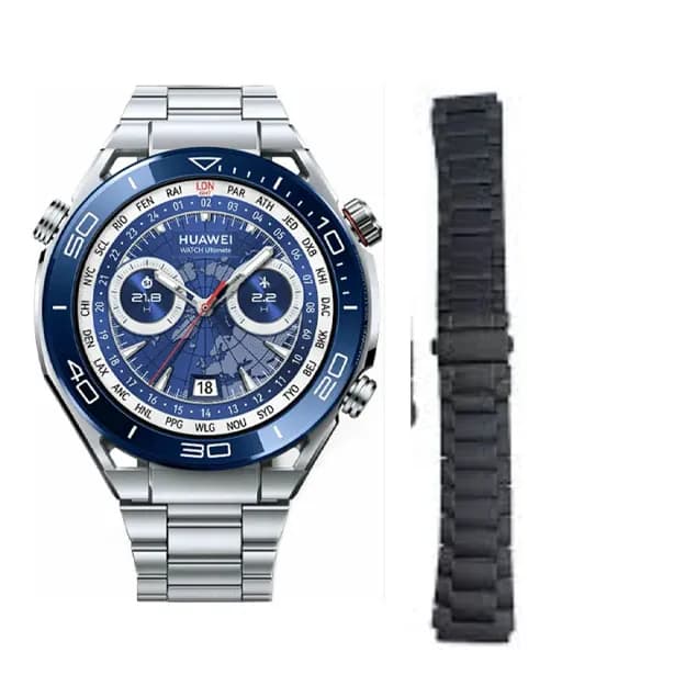 Умные часы Huawei Watch Ultimate Titanium Silver+Rubber Strap