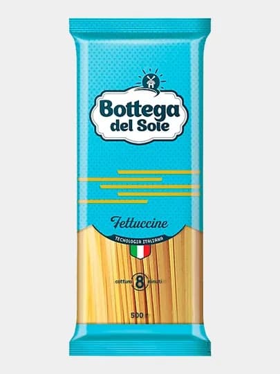 Макароны Bottega del Sole Фетучини, 500 г — ЯШКИНО-P025228