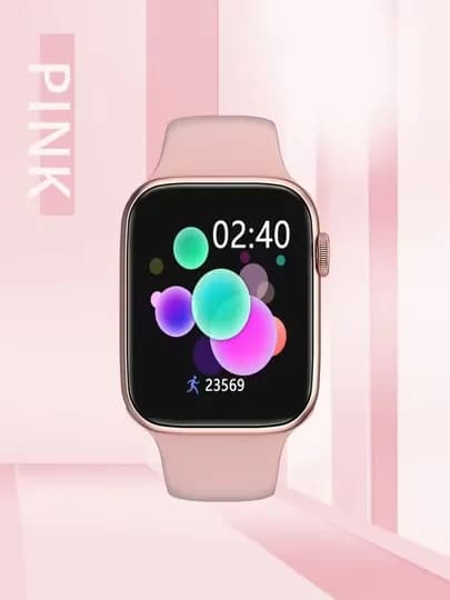 Smart-chasy Smart Watch 8 Big T800 Pro Max, для Android и iPhone, беспроводная зарядка — M002-SMARTWATCHLAR-РОЗОВ