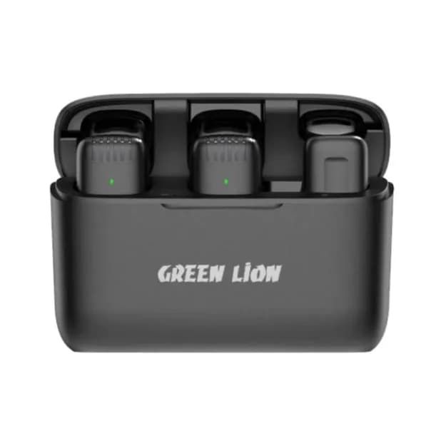 Беспроводной микрофон 2 в 1 с разъемом Lightning Green Lion GN2WMICLGBK 62250