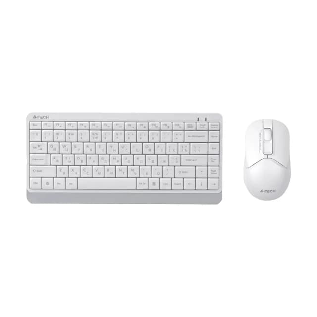 Клавиатура и мышь A4Tech Fstyler FG1112S White