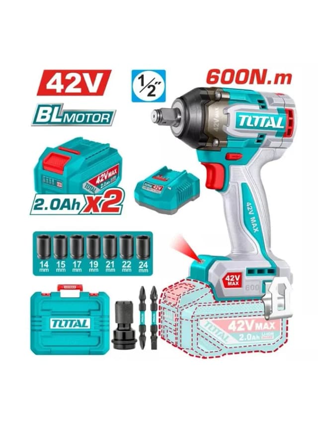 Гайковерт TOTAL TIWLI42602