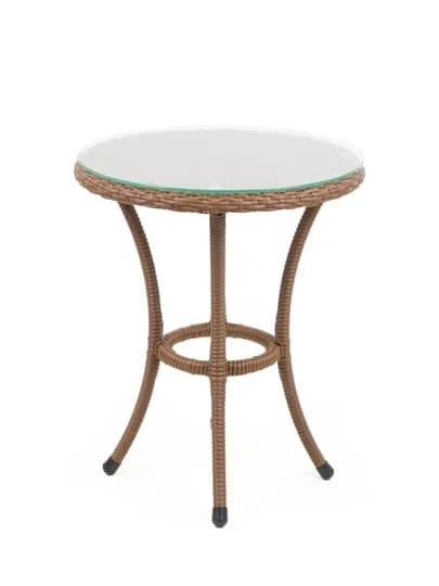 Комплект садовой мебели AIKO Deco, 1 стол и 2 кресла, эко ротанг, для дома и улицы — AIKORTN-DECOKOM-СВЕТКОР